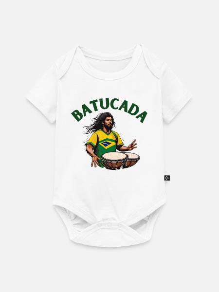 Batucada, Batucada-Spieler, Perkussion - Baby Premium Kurzarmbody - Weiß