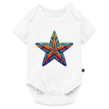 Seestern - Baby Premium Kurzarmbody - Weiß - Vorne