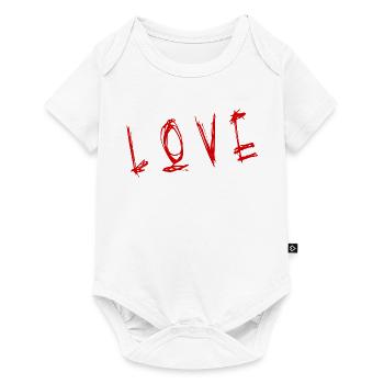 VALENTINE'S DAY. Bachelorette party. I LOVE YOU. I LOVE YOU. LOVE - Baby Premium short-sleeve bodysuit - white - Front
