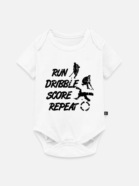Feldhockey Spruch - Baby Premium Kurzarmbody - Weiß