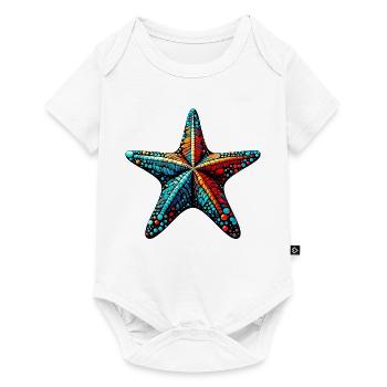 Étoile de mer - Body à manches courtes Premium Bébé - blanc - Devant
