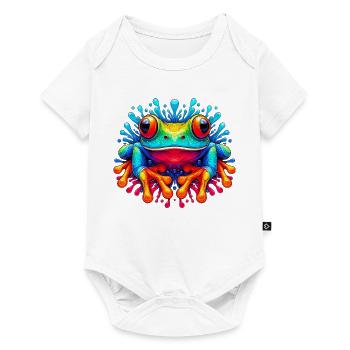 Frog - Baby Premium short-sleeve bodysuit - white - Front