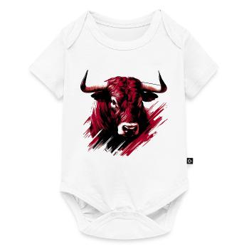 Taureau - Body à manches courtes Premium Bébé - blanc - Devant