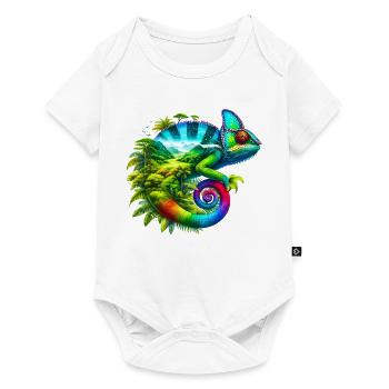 Chameleon - Baby Premium short-sleeve bodysuit - white - Front