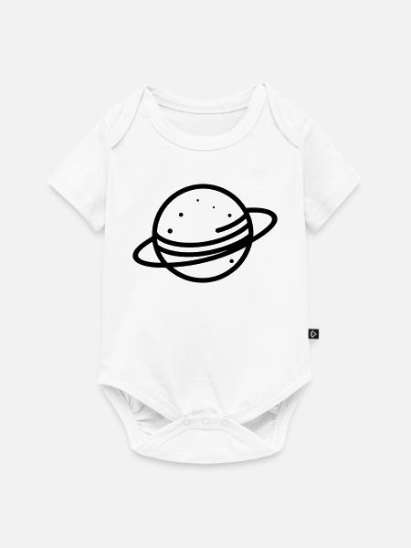 Planet - Baby Premium short-sleeve bodysuit - white