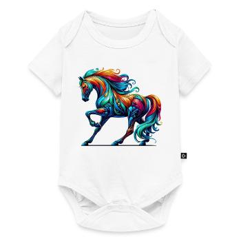 Cheval - Body à manches courtes Premium Bébé - blanc - Devant
