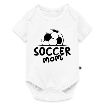 soccer mom soccer ball icon team team - Baby Premium short-sleeve bodysuit - white - Front
