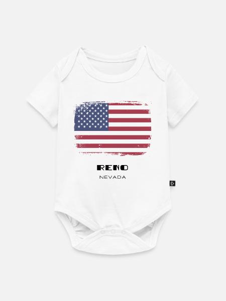 Reno, Nevada - Baby Premium Kurzarmbody - Weiß