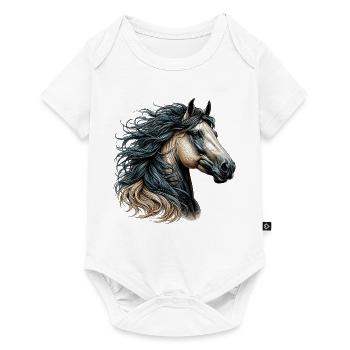 Horse - Baby Premium short-sleeve bodysuit - white - Front