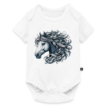 Cheval - Body à manches courtes Premium Bébé - blanc - Devant