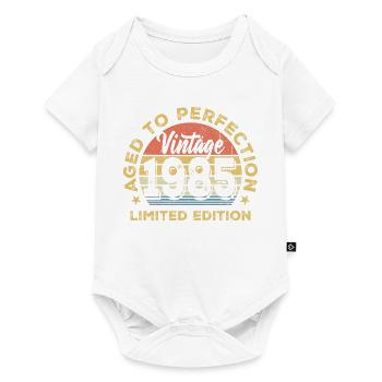 Vintage 1985 Limited Edition Badge - Baby Premium short-sleeve bodysuit - white - Front