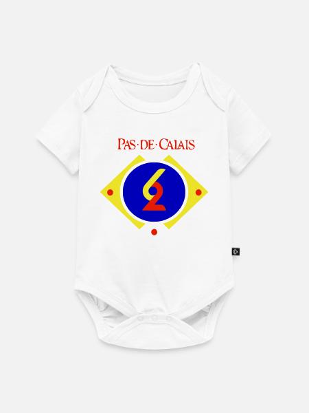 Pas de Calais - Baby Premium Kurzarmbody - Weiß