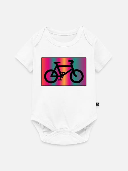 FAHRRAD - Baby Premium Kurzarmbody - Weiß