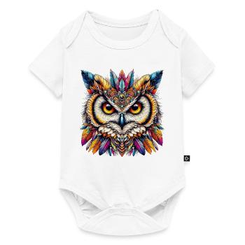 Owl - Baby Premium short-sleeve bodysuit - white - Front