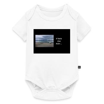 Streetwear it feels like rain - Baby Premium short-sleeve bodysuit - white - Front