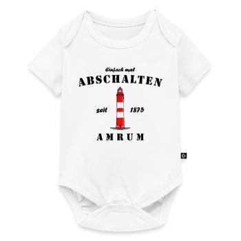 Phare sur Amrum, il suffit de s’éteindre - Body à manches courtes Premium Bébé - blanc - Devant