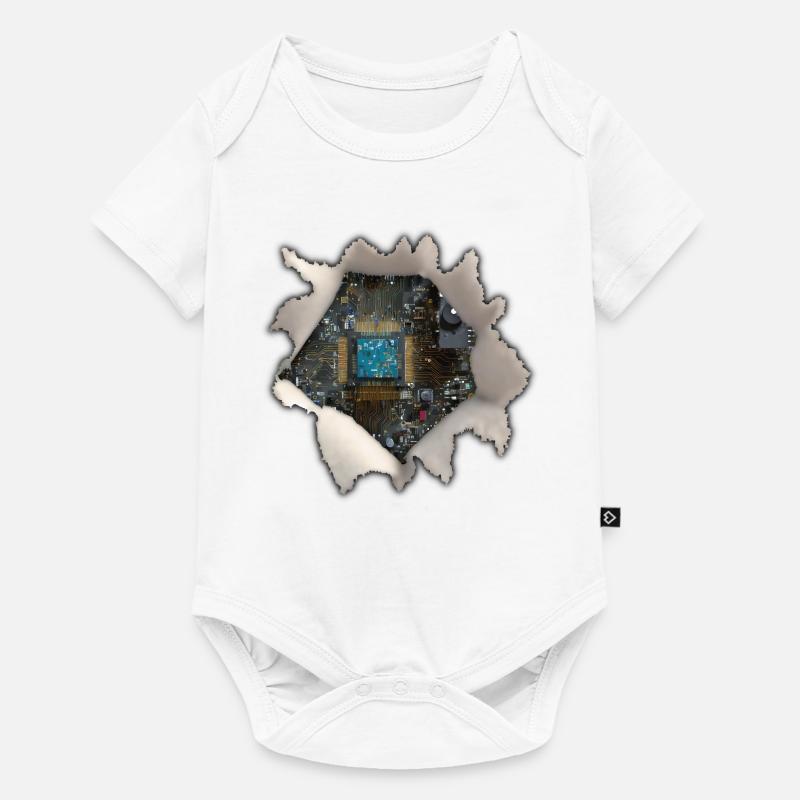 Mon fonctionnement interne - Body à manches courtes Premium Bébé - blanc