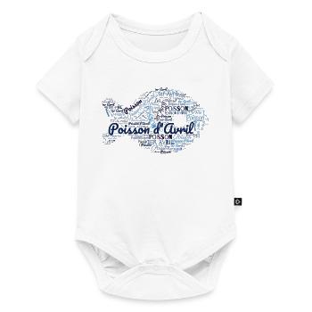 FISH. APRIL FOOL - Baby Premium short-sleeve bodysuit - white - Front