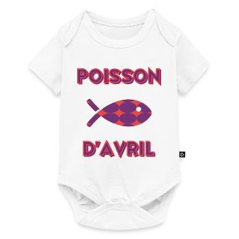 APRIL FOOL - Baby Premium short-sleeve bodysuit - white - Front