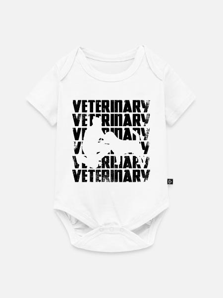 Tiermediziner - Baby Premium Kurzarmbody - Weiß