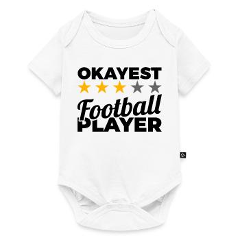 Average football player - Baby Premium short-sleeve bodysuit - white - Front