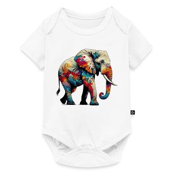 Elephant - Baby Premium short-sleeve bodysuit - white - Front