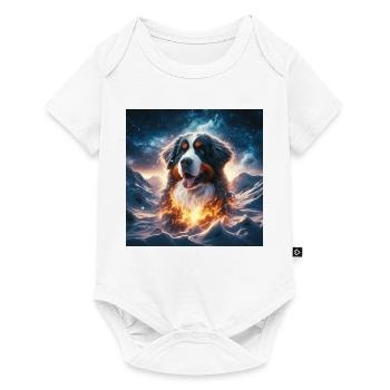 Bernese mountain dog - Baby Premium short-sleeve bodysuit - white - Front