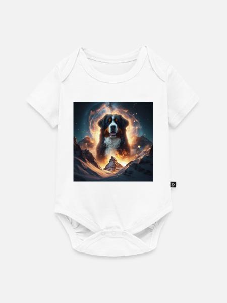 Berner Sennenhund - Baby Premium Kurzarmbody - Weiß