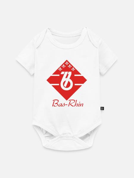 Bas-Rhin - Baby Premium Kurzarmbody - Weiß