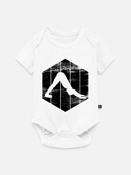 Yogini - Baby Premium Kurzarmbody - Weiß