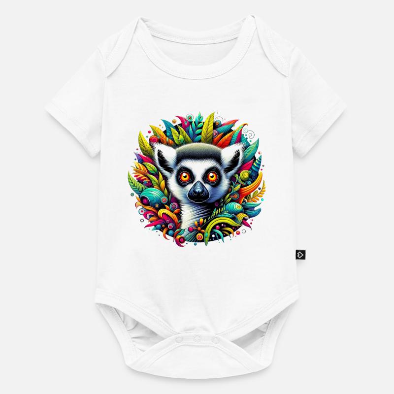 Lémurien - Body à manches courtes Premium Bébé - blanc
