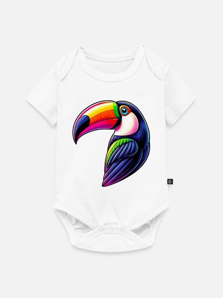 Tukan - Baby Premium Kurzarmbody - Weiß