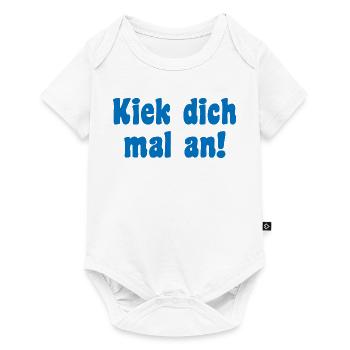 Modell Spruch Berliner - Baby Premium Kurzarmbody - Weiß - Vorne