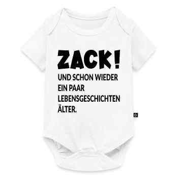 GEBURTSTAG - ÄLTER WERDEN - Baby Premium Kurzarmbody - Weiß - Vorne
