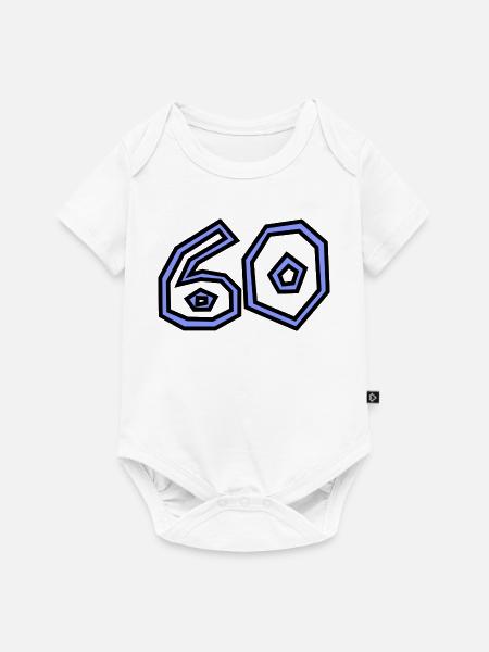 60 - Baby Premium Kurzarmbody - Weiß