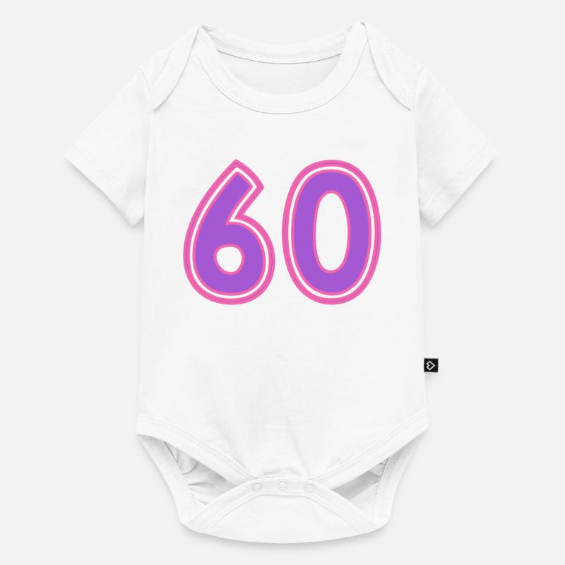 60 - Body à manches courtes Premium Bébé - blanc