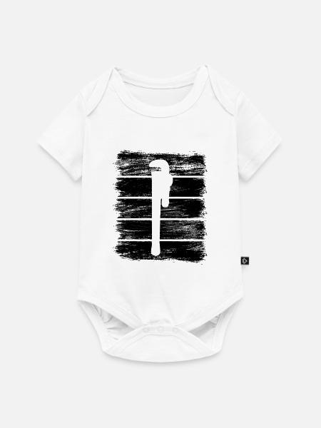 Rohrzange Zeichnung - Baby Premium Kurzarmbody - Weiß