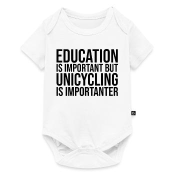 Unicycle Unicycle Unicycle - Baby Premium short-sleeve bodysuit - white - Front