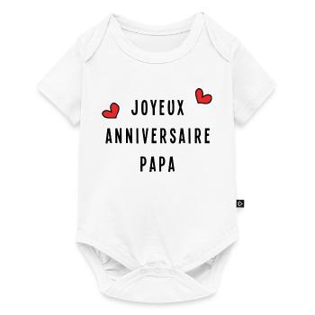 HAPPY BIRTHDAY DAD - Baby Premium short-sleeve bodysuit - white - Front