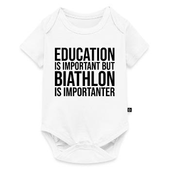 biathlon - Body à manches courtes Premium Bébé - blanc - Devant