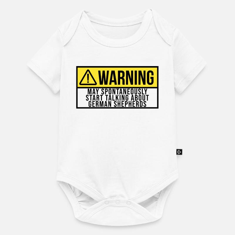 Deutscher Schäferhund - Baby Premium Kurzarmbody - Weiß