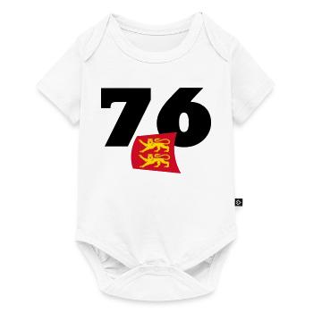 Seine-Maritime - Normandie - Frankreich - Baby Premium Kurzarmbody - Weiß - Vorne