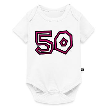50 - Baby Premium short-sleeve bodysuit - white - Front