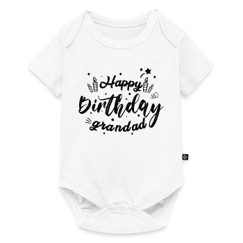 Happy birthday grandad - Baby Premium short-sleeve bodysuit - white - Front