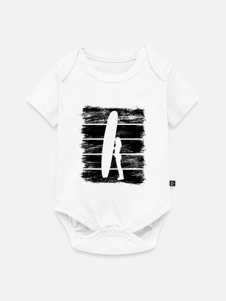 Surfer Mädchen - Baby Premium Kurzarmbody - Weiß