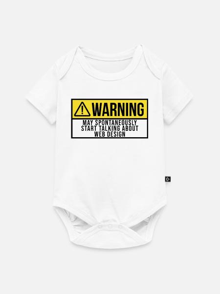 Webdesign, Webdesign, Webdesign - Baby Premium Kurzarmbody - Weiß