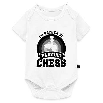 Chess Player Joke - Baby Premium short-sleeve bodysuit - white - Front