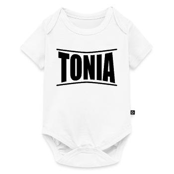 t-shirt Tonia t-shirt gift idea - Baby Premium short-sleeve bodysuit - white - Front