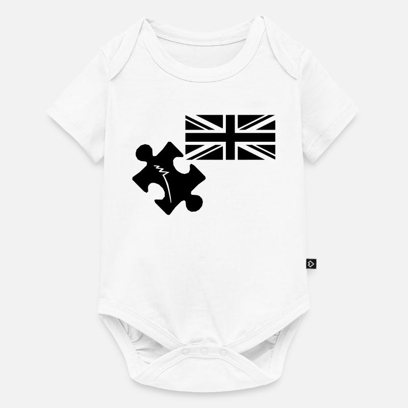 Puzzle John Spilsbury - Body à manches courtes Premium Bébé - blanc