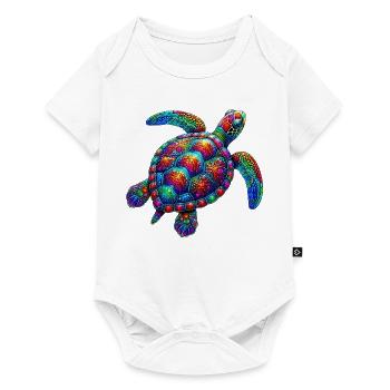Turtle - Baby Premium short-sleeve bodysuit - white - Front